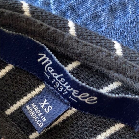 Madewell Pierside Fit & Flare Jersey Stripe Dress - Picture 10 of 12